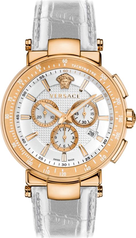 versace watches mystique ii orologio color argento|versace chrono watches.